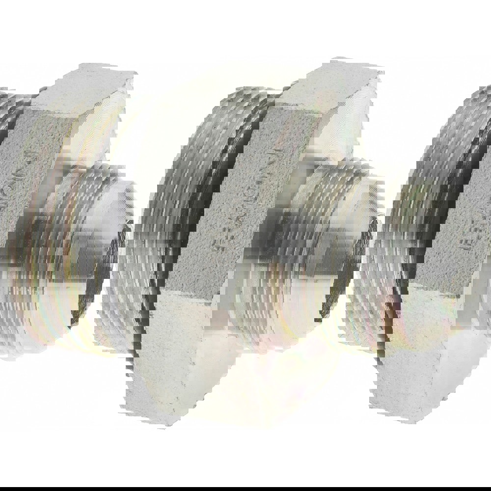 Steel Flared Tube Straight Thread Connector: 1/2